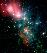 Nebula NGC 1333 from the Hubble telescope.
