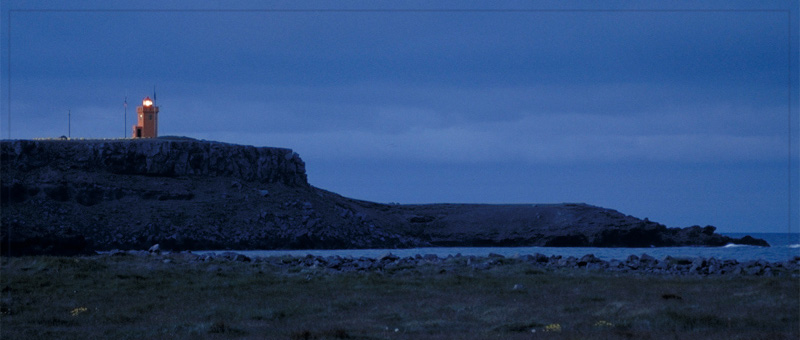 Photo of an Icelandic Lighthouse