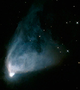 Nebula NGC 2261 from the Hubble telescope.