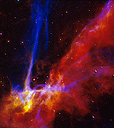 Cygnus Loop Supernova Remnant from the Hubble telescope.